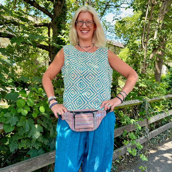 fair trade bumbag and block print clothing by From The Source