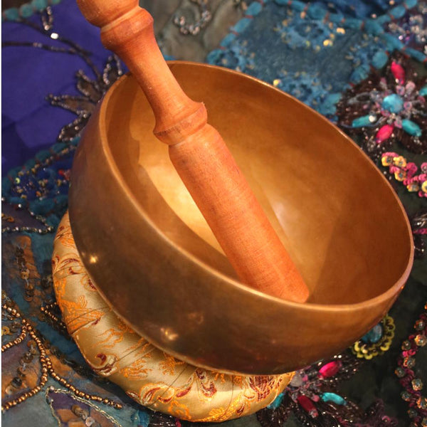 hand hammered singing bowl from Nepal