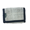 hemp tri-fold fabric wallet