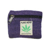purple hemp coin purse