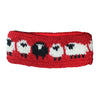 bright red flock of sheep headband