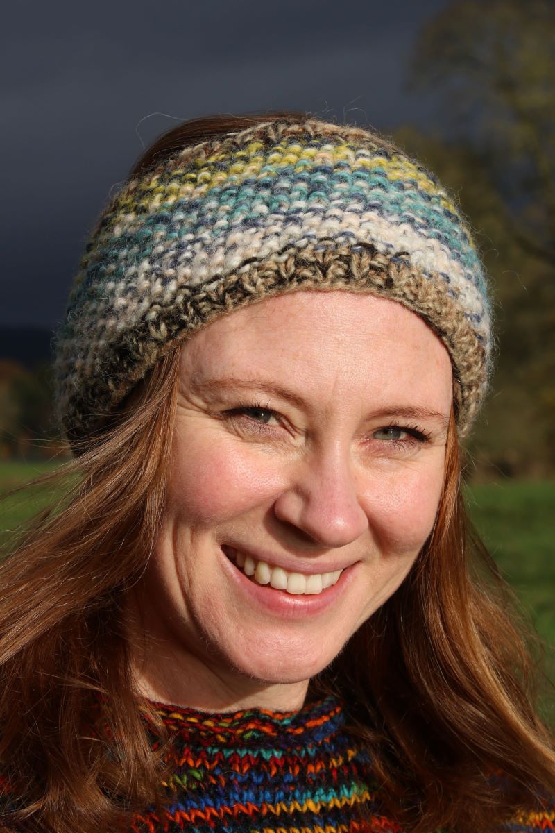 fleece lined wool headband