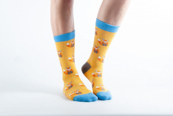 Women's Gold Fox Easy Fit Bamboo Socks