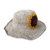 flower detail sun hat