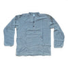 Stripy Nepalese Cotton Grandad Shirt