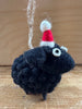 black sheep felt Christmas ornament