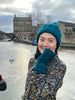 cable knit wool beanie hat