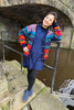 nepalese hand knitted lambswool cardigan