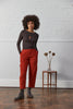 Curved-leg Trousers