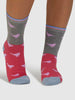 Birdie colour block women's bamboo socks