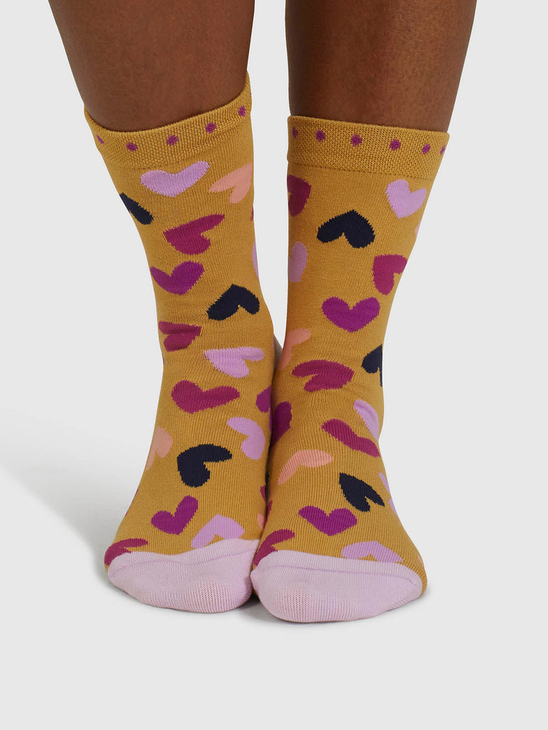 Tyas Heart Organic Cotton Socks