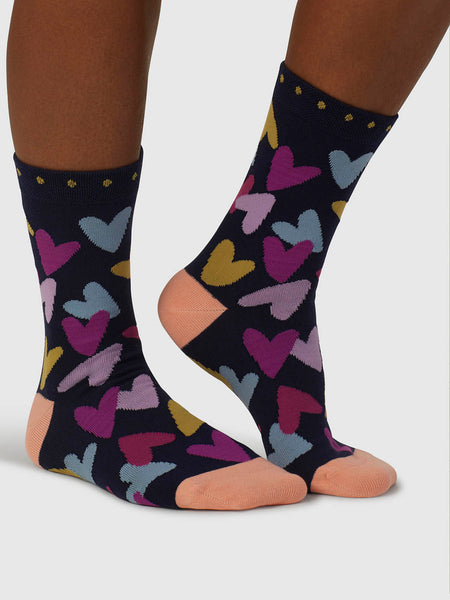 Tyas Heart Organic Cotton Socks