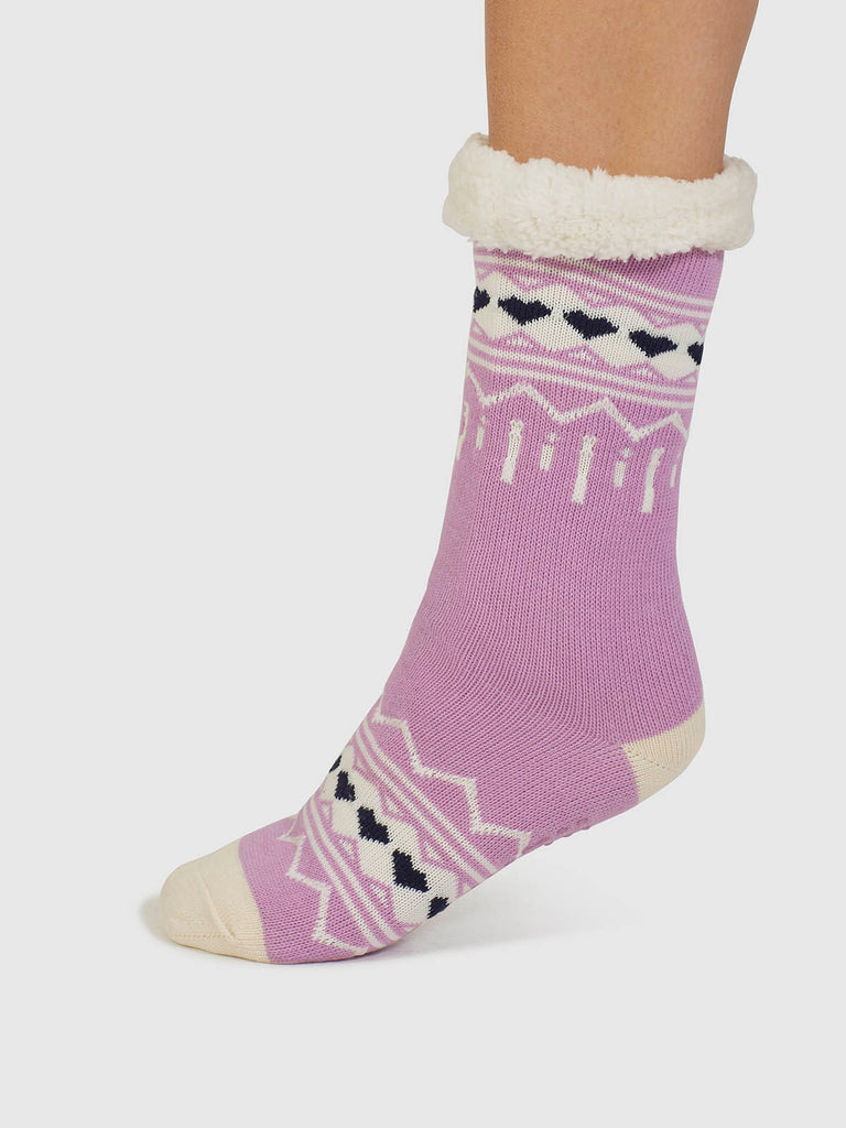 Ilah Fair Isle Slipper Socks