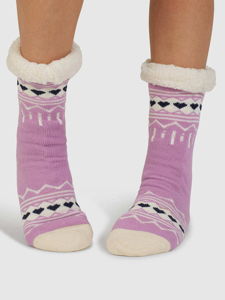 Ilah Fair Isle Slipper Socks