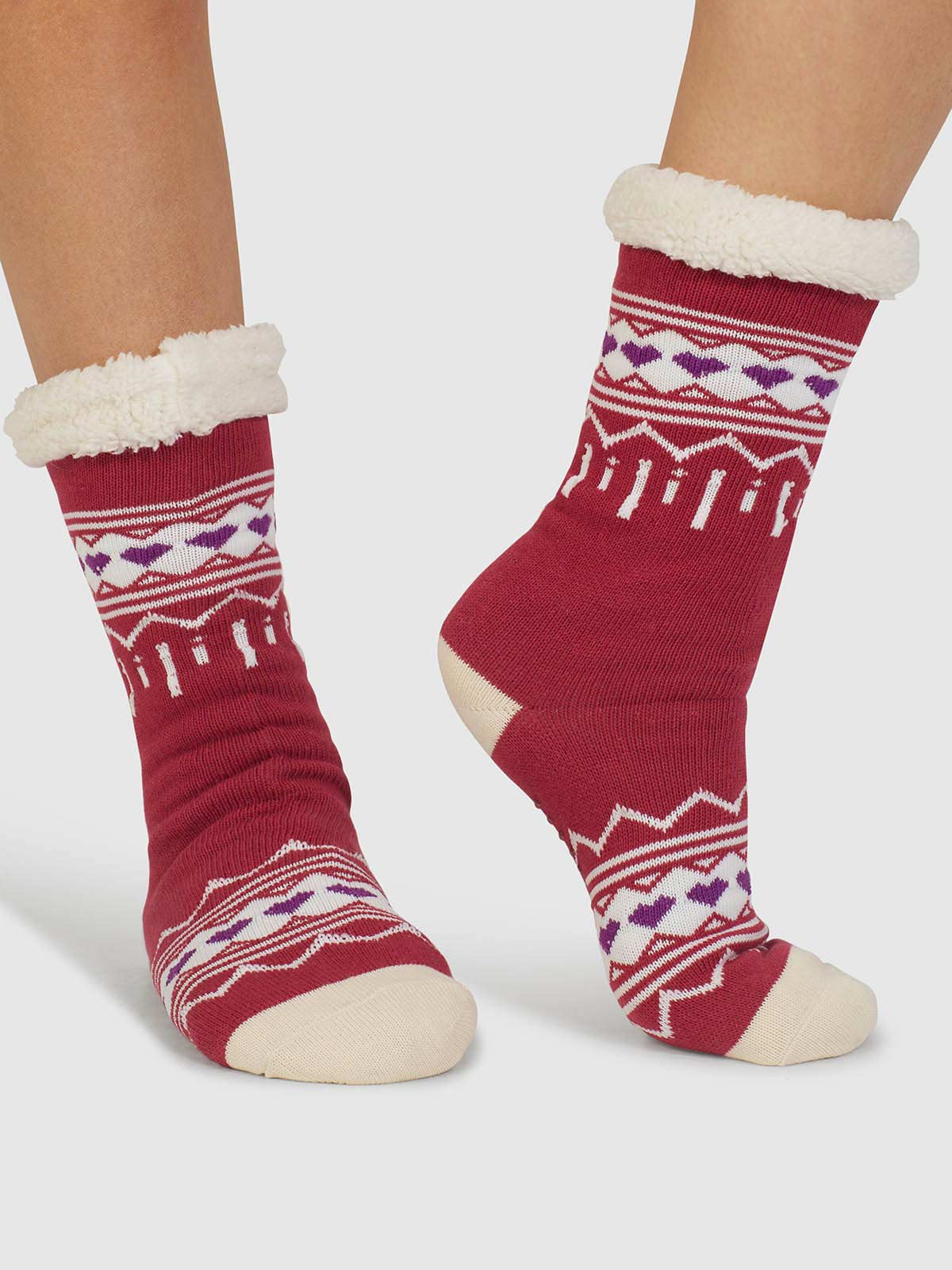 Radish Socks Ilah Fair Isle Slipper Socks – From The Source