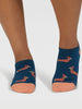 Freda Dachshund Organic Cotton Trainer Socks