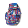 stripy gheri cotton rucksack
