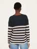 Gianna Organic Cotton Striped Jumper - Navy