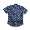 short sleeve block print shirt