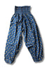 block print cotton harem trousers