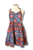 block print sun dress