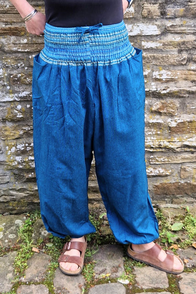 Nepalese light cotton harem pants