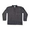 Black & brown striped men's shirt