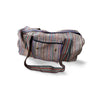 multi colour hand woven cotton travel bag