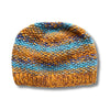 orange mix colour wool beanie hat