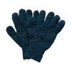 teal green wool gloves