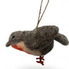 handmade felt robin