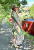 Indian floral block printed dress