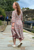 block printed summer dress