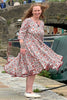 block print floral summer dress