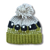 black sheep design knitted wool bobble hat 