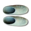 fair trade green felt slippers
