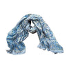 light blue cotton scarf