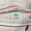 hemp leaf logo on bag