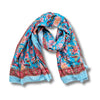 block printed cotton scarf or sarong from India