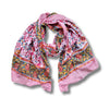 block printed cotton scarf or sarong from India