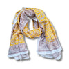 block printed cotton scarf or sarong from India
