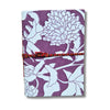 Block print fabric journal