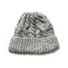 cable knit wool beanie hat