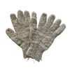 light grey wool gloves