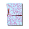 Block print fabric journal