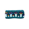 multi colour mushroom design knitted wool headband