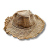 Frayed Brim Hemp Sun Hat