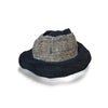 black natural hemp summer hat