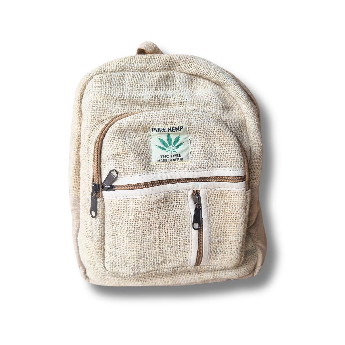 hemp backpack mini 100% Natural Hemp Fair Trade Rucksack from Nepal – From The Source