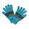 duck egg blue nordic sty;e knitted gloves